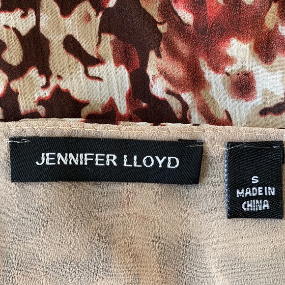 Jennifer Lloyd Blouse/Top Short Sleeve Size S NWT - Picture 5 of 9